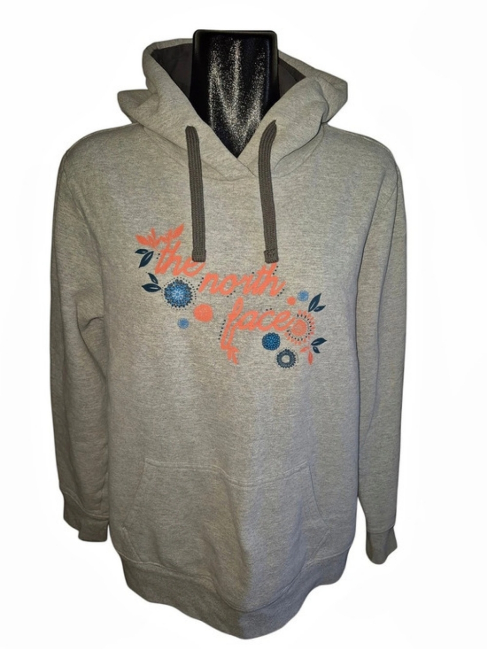 The North Face Women's Gray Pullover Hoodie Size XXL